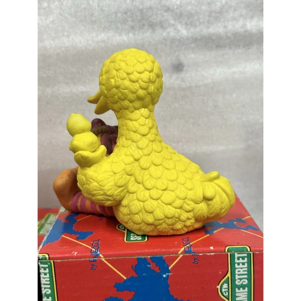 Vintage Sesame Street Big Bird Licensed Enesco 1993 Set Of 2‎ In Original Box